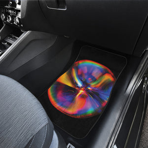 Rave Bubble Print Front and Back Car Floor Mats