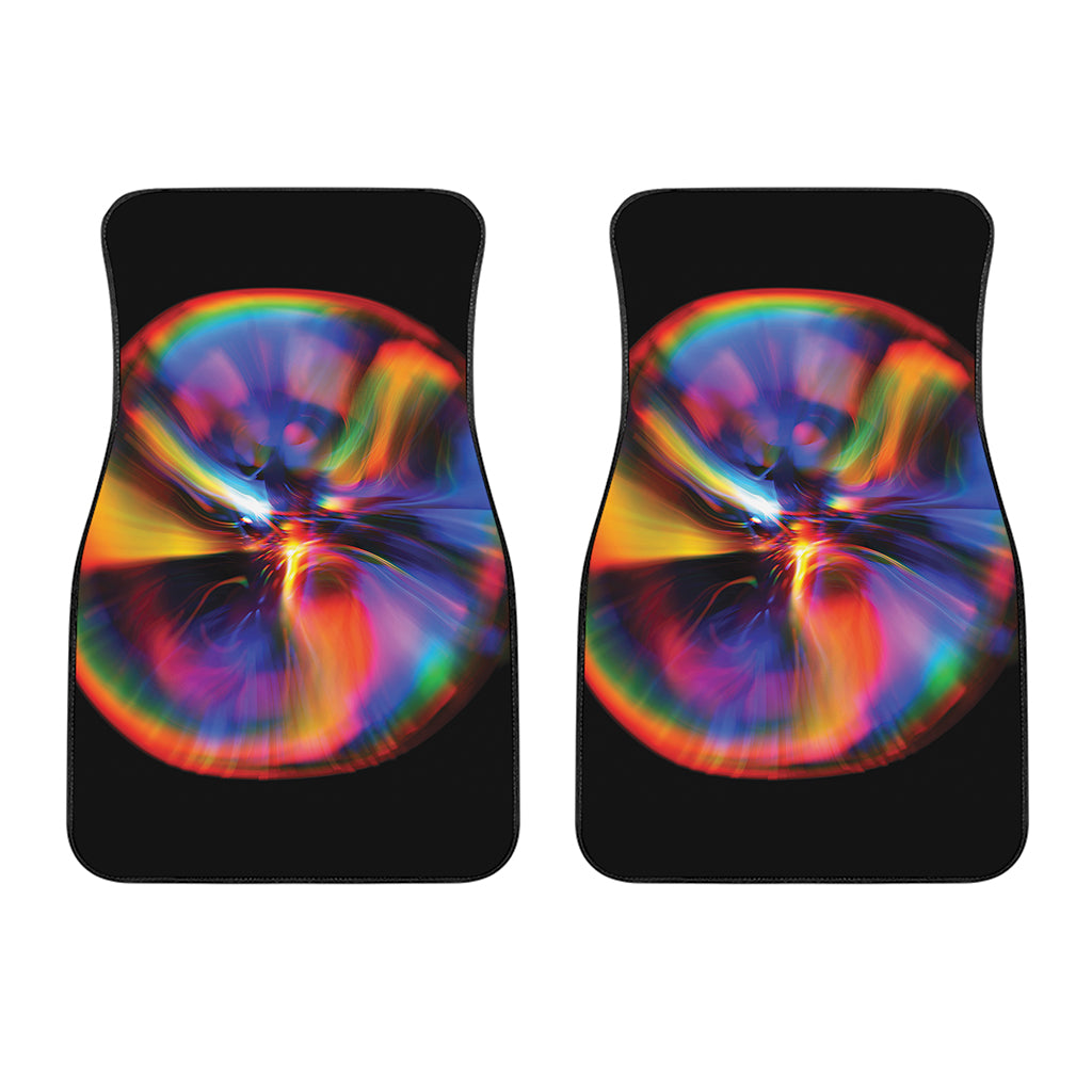 Rave Bubble Print Front Car Floor Mats