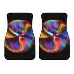 Rave Bubble Print Front Car Floor Mats