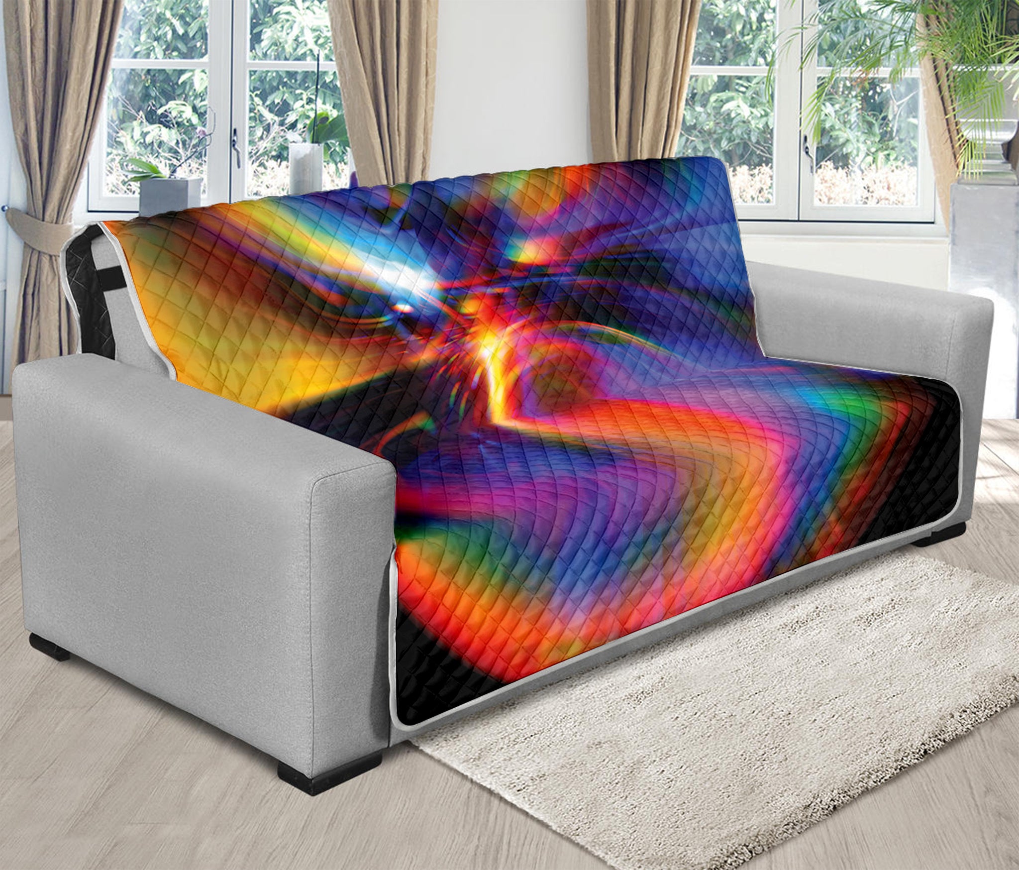 Rave Bubble Print Futon Protector