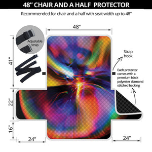 Rave Bubble Print Half Sofa Protector