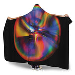 Rave Bubble Print Hooded Blanket