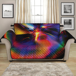 Rave Bubble Print Loveseat Protector