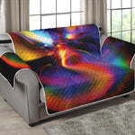 Rave Bubble Print Loveseat Protector