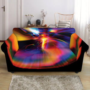 Rave Bubble Print Loveseat Slipcover