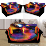 Rave Bubble Print Loveseat Slipcover