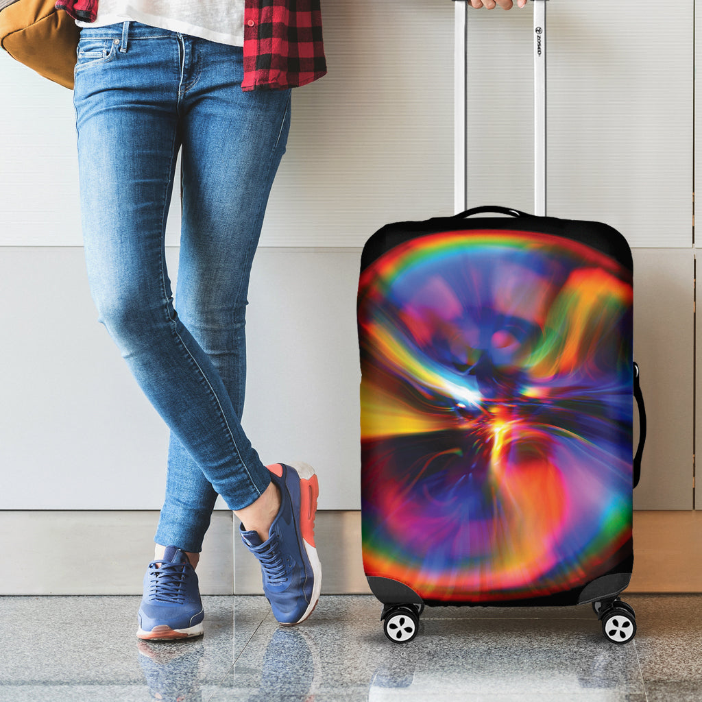 Rave Bubble Print Luggage Cover