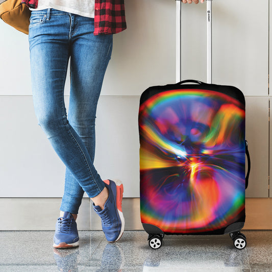 Rave Bubble Print Luggage Cover