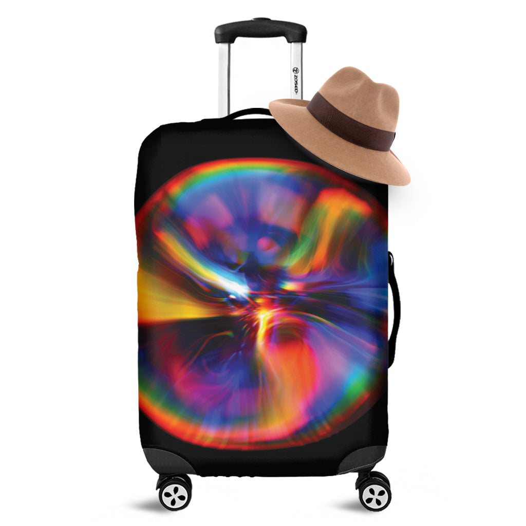 Rave Bubble Print Luggage Cover