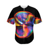 Rave Bubble Print Men's Baseball Jersey