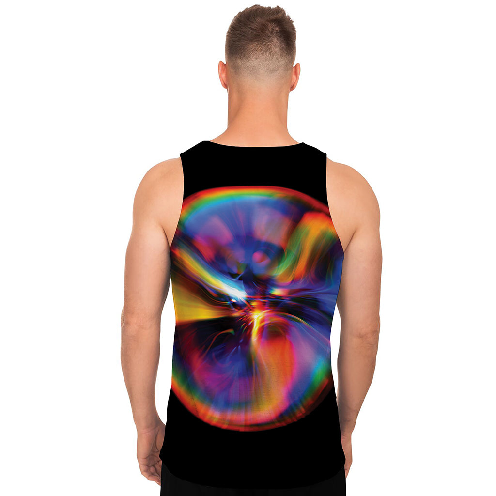 Rave Bubble Print Men's Tank Top