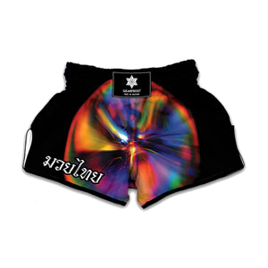 Rave Bubble Print Muay Thai Boxing Shorts