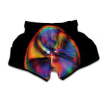 Rave Bubble Print Muay Thai Boxing Shorts