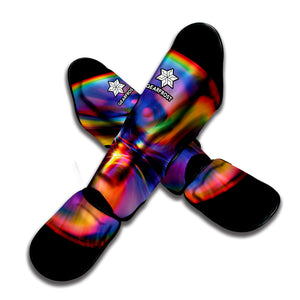 Rave Bubble Print Muay Thai Shin Guard