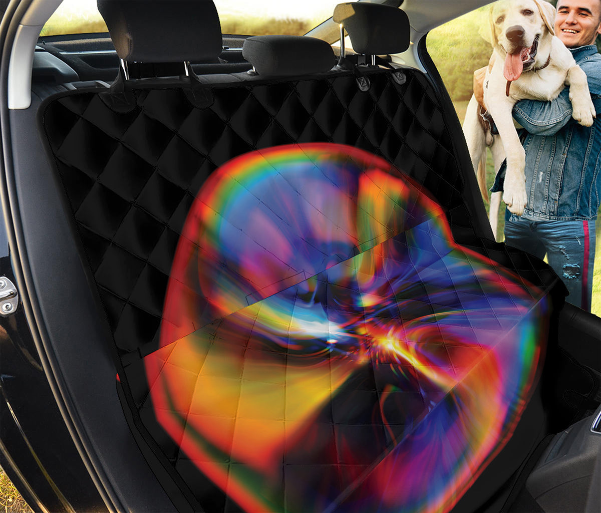 Rave Bubble Print Pet Car Back Seat Cover