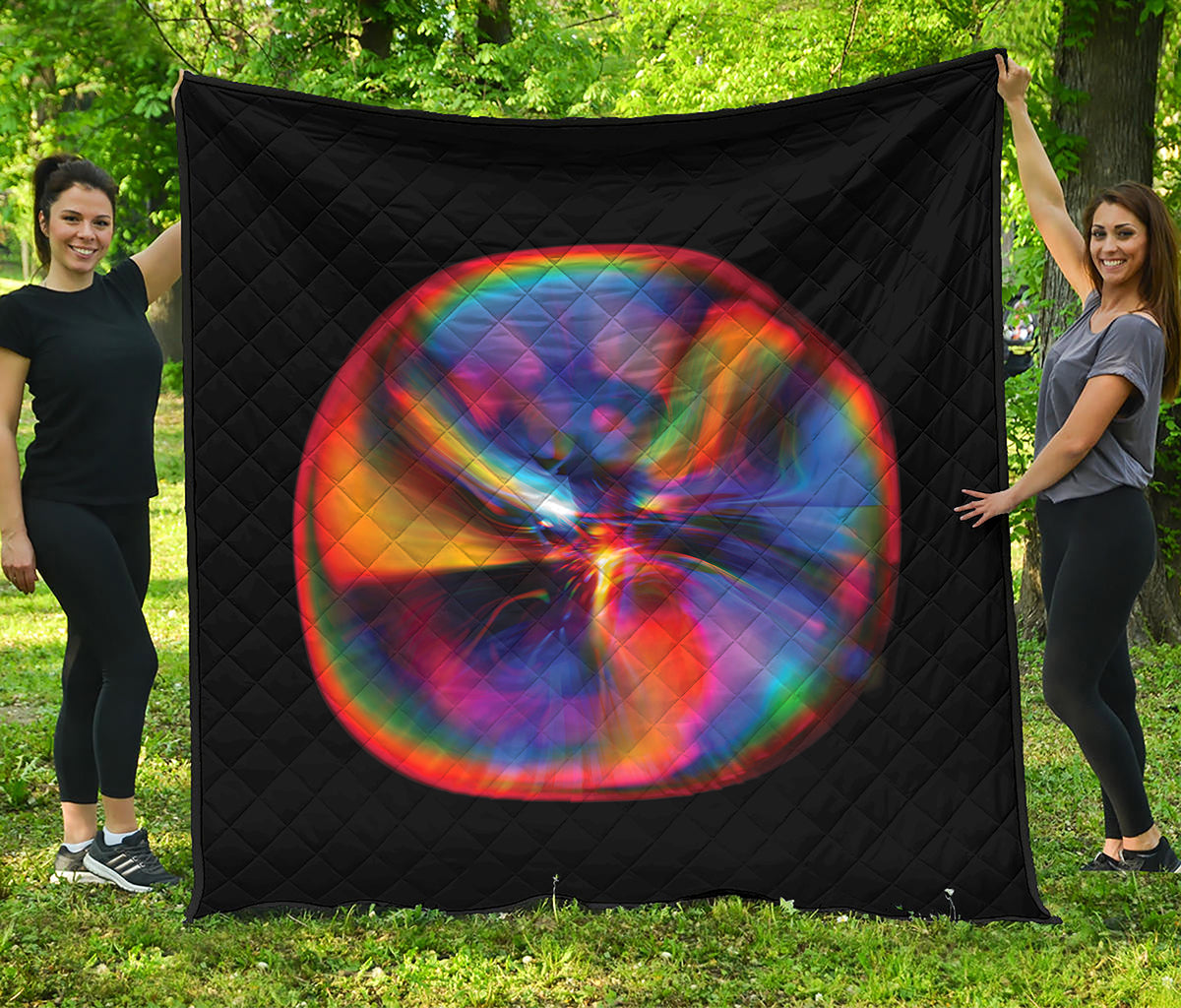 Rave Bubble Print Quilt