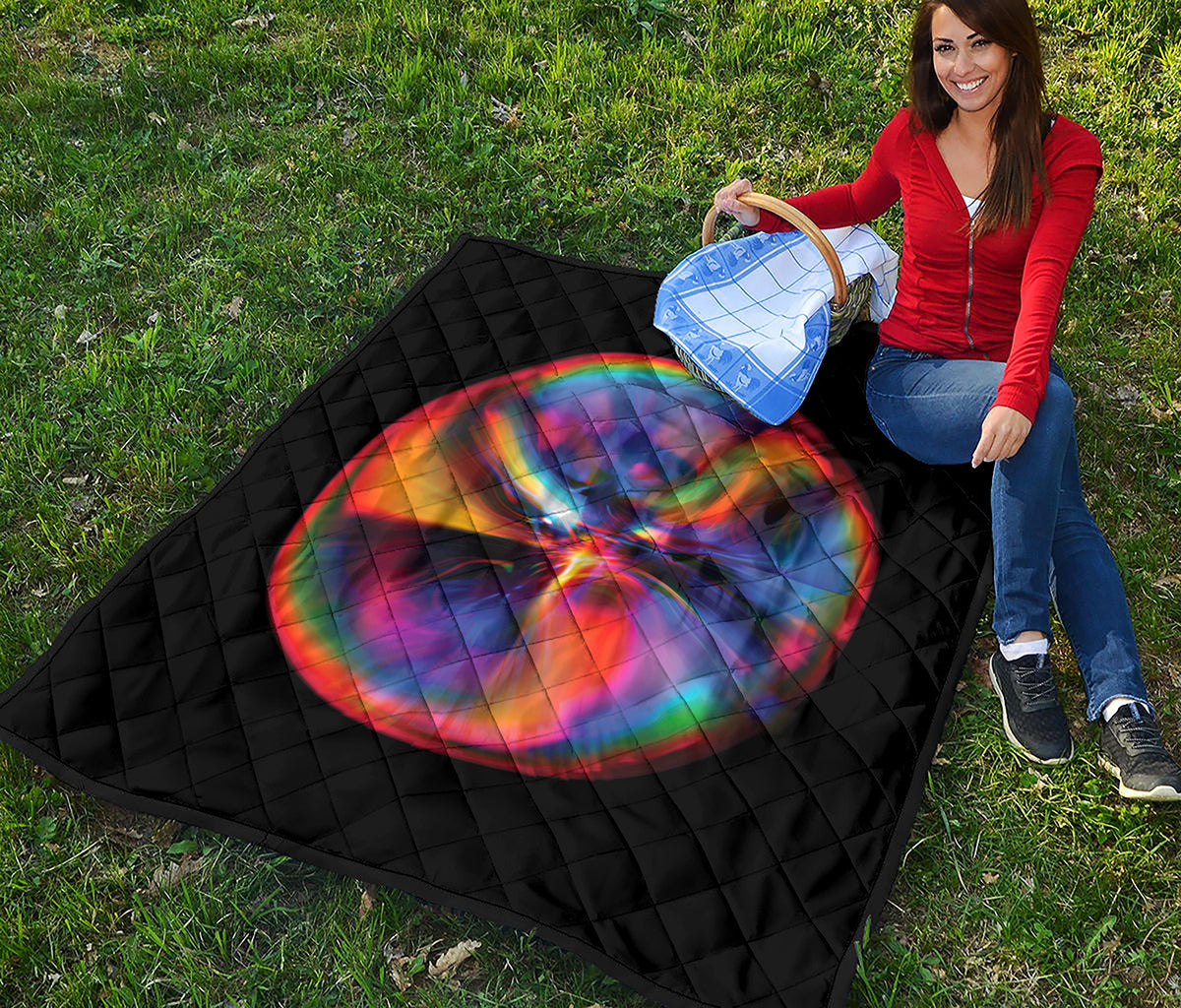 Rave Bubble Print Quilt