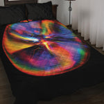 Rave Bubble Print Quilt Bed Set