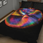 Rave Bubble Print Quilt Bed Set