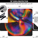 Rave Bubble Print Sofa Protector