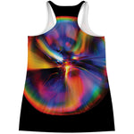 Rave Bubble Print Women's Racerback Tank Top