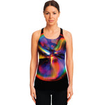 Rave Bubble Print Women's Racerback Tank Top