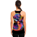 Rave Bubble Print Women's Racerback Tank Top