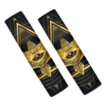 Raven Masonic Eye Print Car Seat Belt Covers