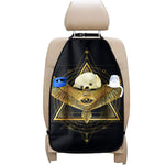 Raven Masonic Eye Print Car Seat Organizers