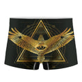 Raven Masonic Eye Print Men's Boxer Briefs