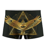 Raven Masonic Eye Print Men's Boxer Briefs