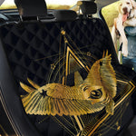 Raven Masonic Eye Print Pet Car Back Seat Cover