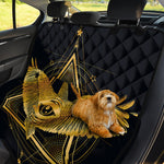 Raven Masonic Eye Print Pet Car Back Seat Cover