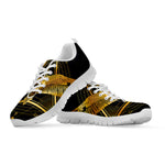 Raven Masonic Eye Print White Sneakers