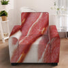 Raw Bacon Print Armchair Slipcover