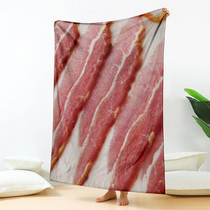 Raw Bacon Print Blanket