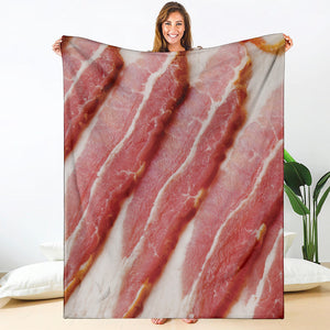 Raw Bacon Print Blanket