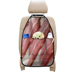 Raw Bacon Print Car Seat Organizers