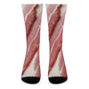 Raw Bacon Print Crew Socks