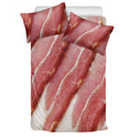 Raw Bacon Print Duvet Cover Bedding Set