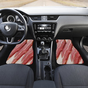 Raw Bacon Print Front Car Floor Mats