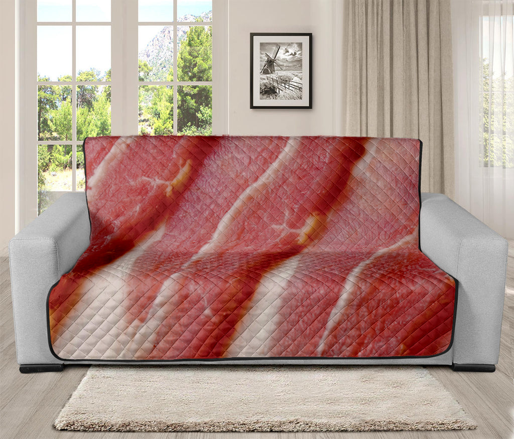 Raw Bacon Print Futon Protector