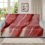 Raw Bacon Print Futon Protector