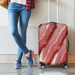 Raw Bacon Print Luggage Cover