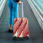 Raw Bacon Print Luggage Cover