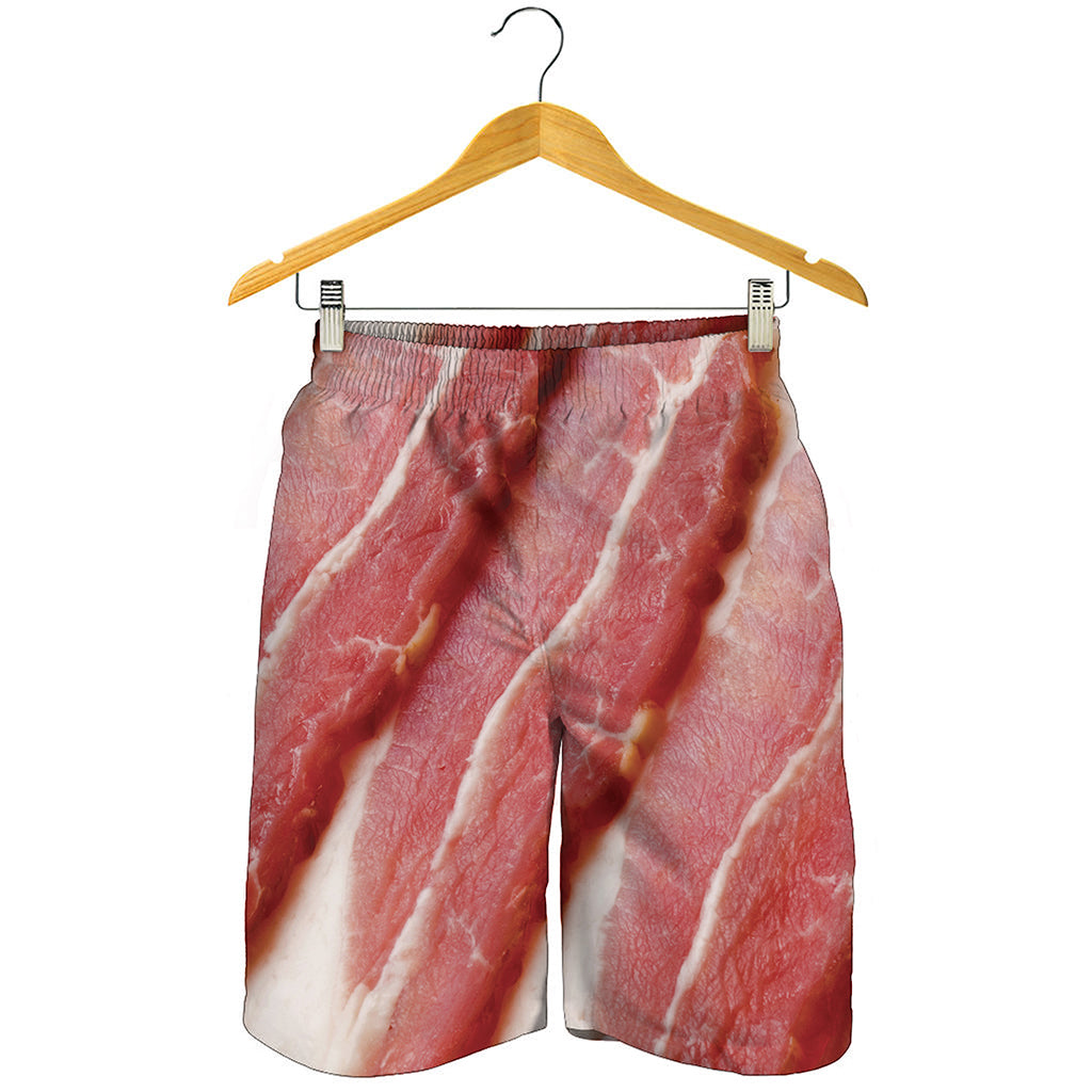 Raw Bacon Print Men's Shorts