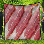 Raw Bacon Print Quilt