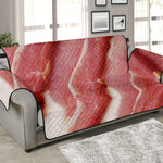 Raw Bacon Print Sofa Protector