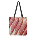 Raw Bacon Print Tote Bag