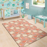 Reading Books And Glasses Pattern Print Area Rug